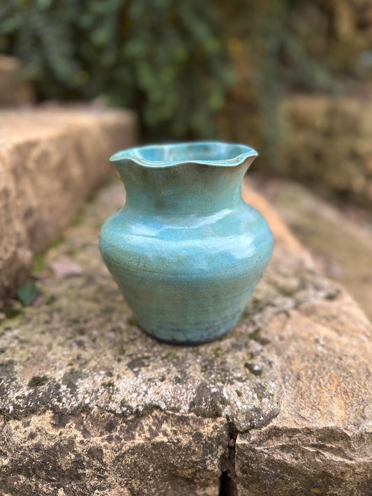 Raku Vase